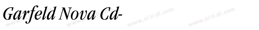 Garfeld Nova Cd字体转换 Garfeld Nova Cd字体转换